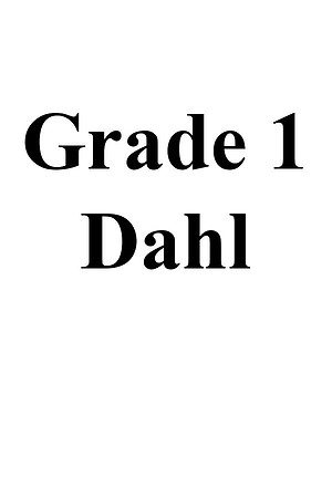 Grade 1 Dahl